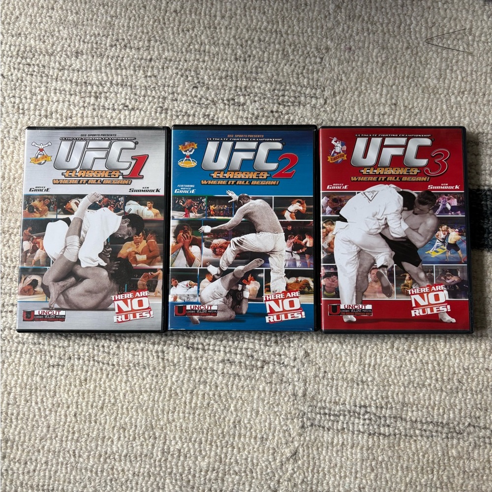 UFC Classics DVD Set - 1, 2, and 3